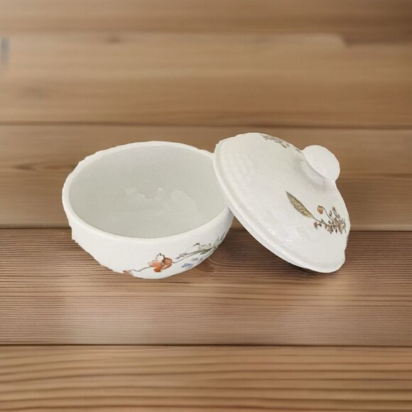 Colditz German Democratic Republic Sugar Bowl Vanity Trinket Box Porcelain CP - Picture 1 of 11